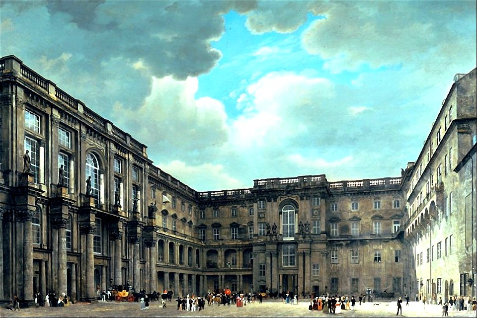 Stadtschloss Berlin, Schlueterhof, Gaertner, 1830