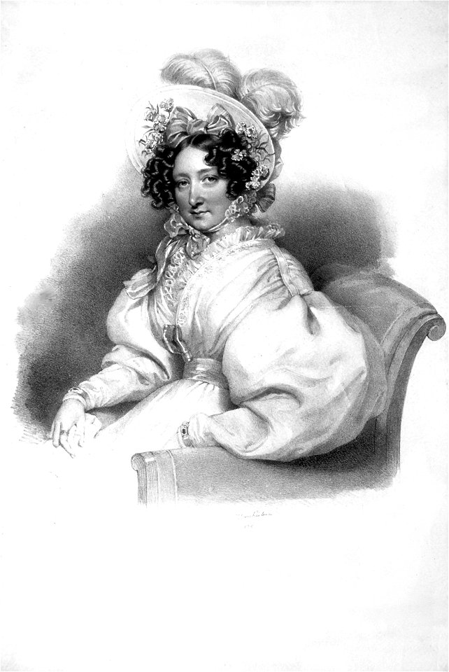 Gabriele Marie Auersperg Litho
