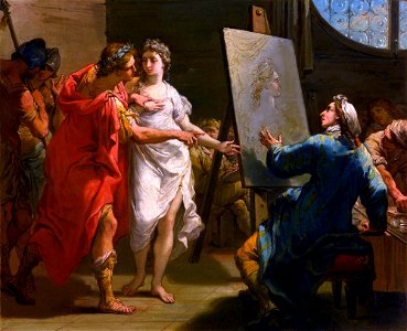 GAETANO GANDOLFI ALEXANDER PRESENTING CAMPASPE TO APELLES