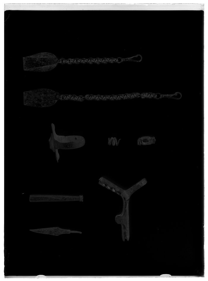 Gaffelnyckel - Livrustkammaren - 35085-negative