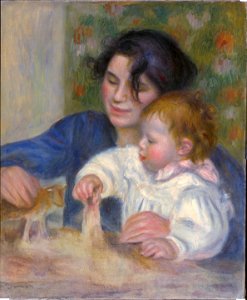 Gabrielle et Jean, by Pierre-Auguste Renoir, from C2RMF FXD