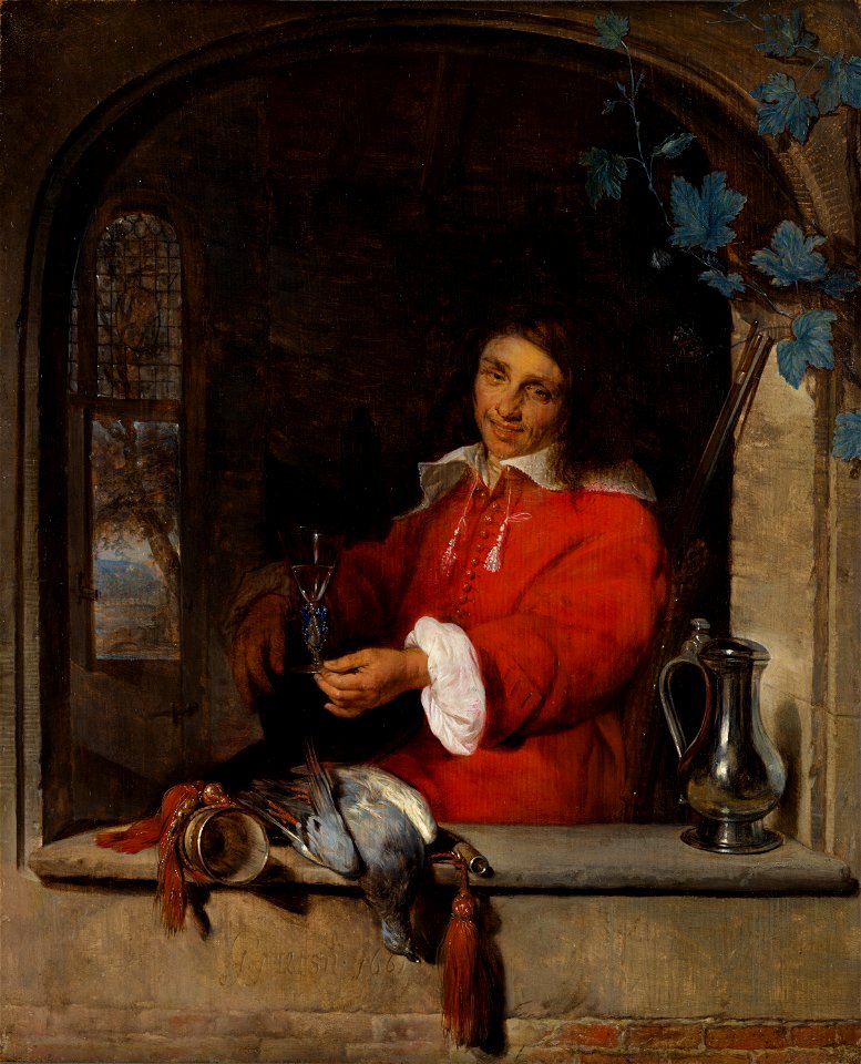 Gabriël Metsu - The Huntsman - 93 - Mauritshuis