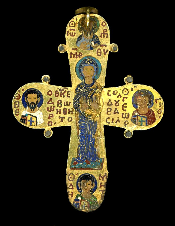 Gaeta, Museo diocesano - Croce-reliquiario bizantina (IX secolo) 2