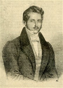 Gaetano Donizetti, da una fotografia del 1827