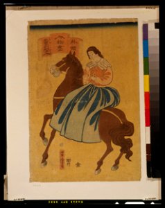 Gaikoku jinbutsu zukushi - Amerika nyonin LCCN2002700311