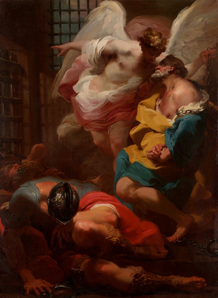 Gaetano Gandolfi - The Liberation of Saint Peter - 1983.81 - Yale University Art Gallery