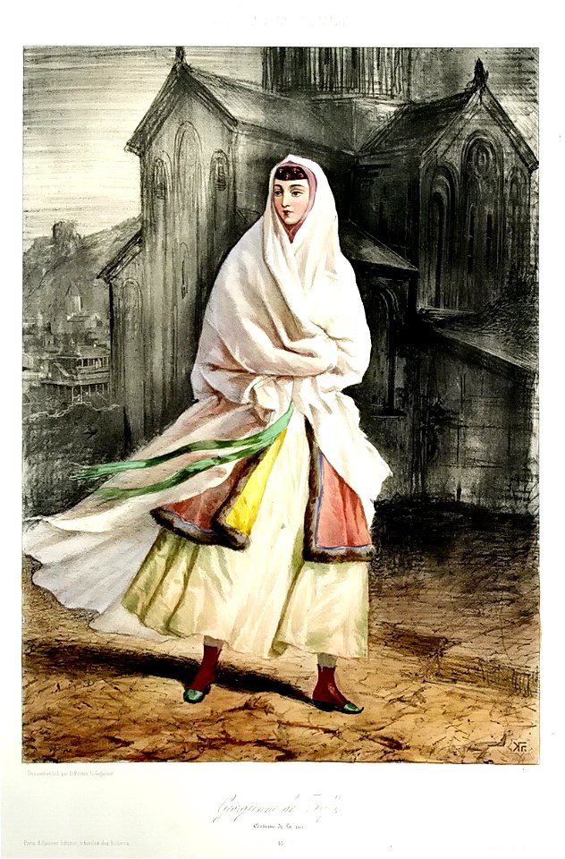 Gagarin. A Georgian woman from Tiflis