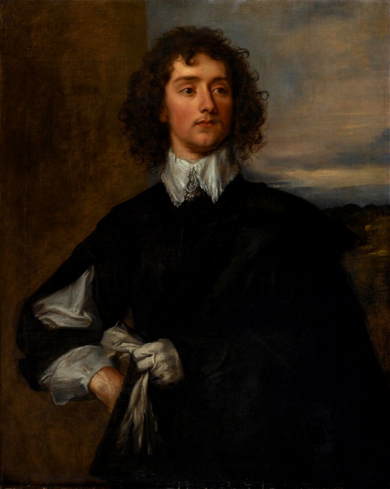Gainsborough after Van Dyck - Portrait of Thomas Hanmer 155N09601 98T3L
