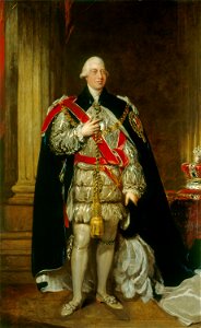 Gainsborough Dupont (1754-97) - George III (1738-1820) - RCIN 404383 - Royal Collection. Free illustration for personal and commercial use.