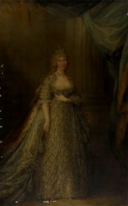 Gainsborough Dupont (1754-97) - Caroline of Brunswick (1768-1821) when Princess of Wales - RCIN 404550 - Royal Collection