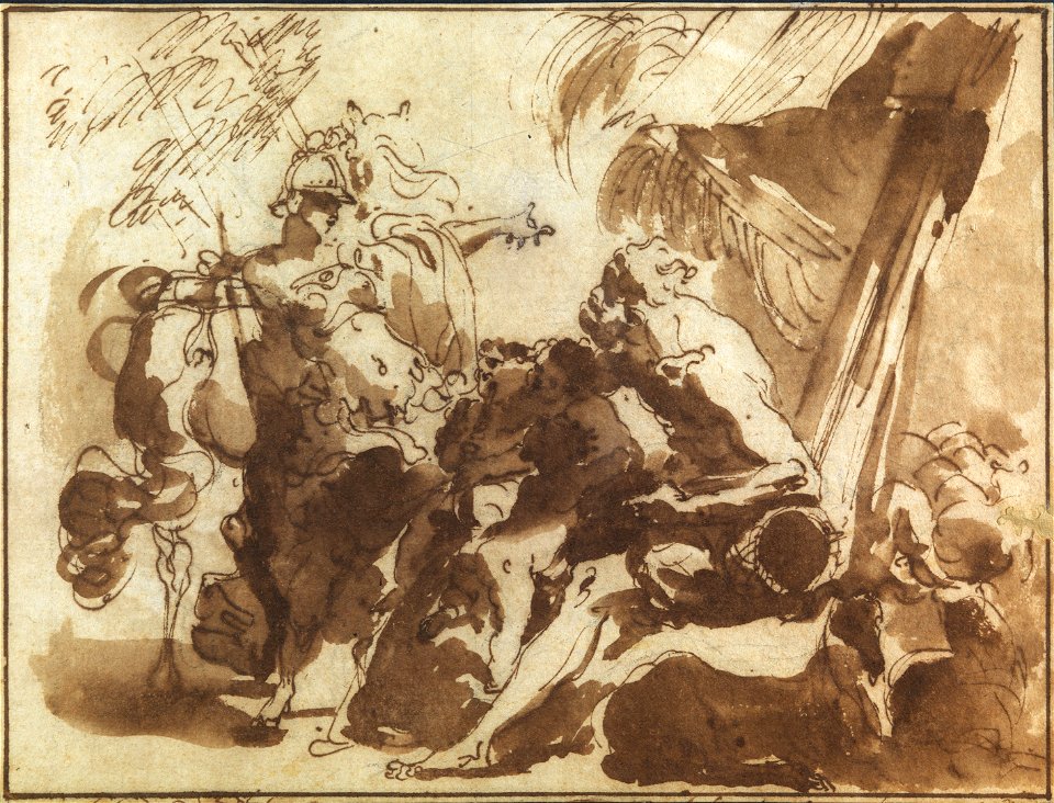 Gaetano Gandolfi - Minerva aparecendo a um pastor