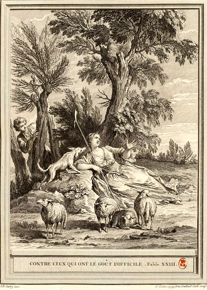 Gaillard-Oudry-La Fontaine-Contre ceux qui ont le goût difficile