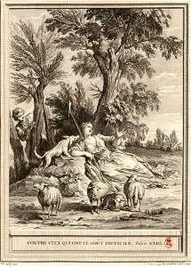Gaillard-Oudry-La Fontaine-Contre ceux qui ont le goût difficile