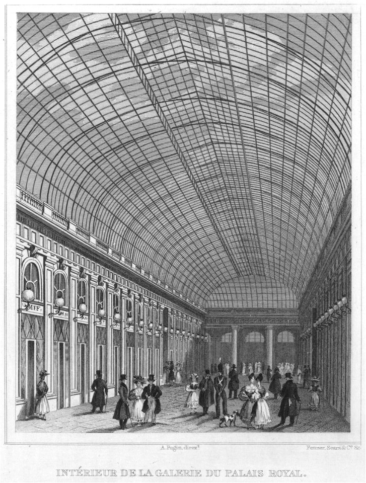 Galerie of the Palais Royal - interior, 1831