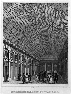 Galerie of the Palais Royal - interior, 1831