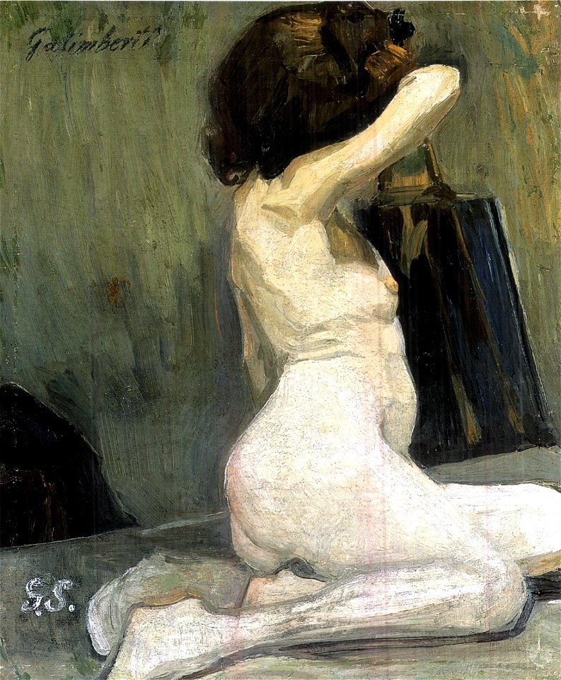 Galimberti Nude sidewards c. 1905