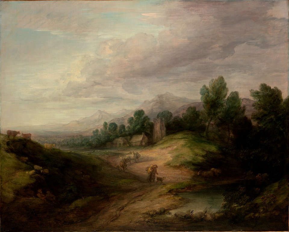 Thomas Gainsborough - Wooded Upland Landscape