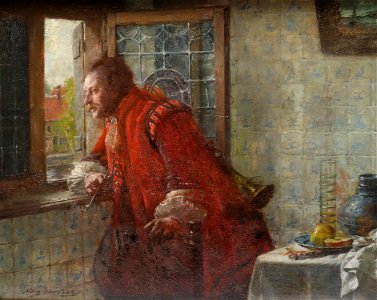 Gentleman with Pipe by Max Gaisser