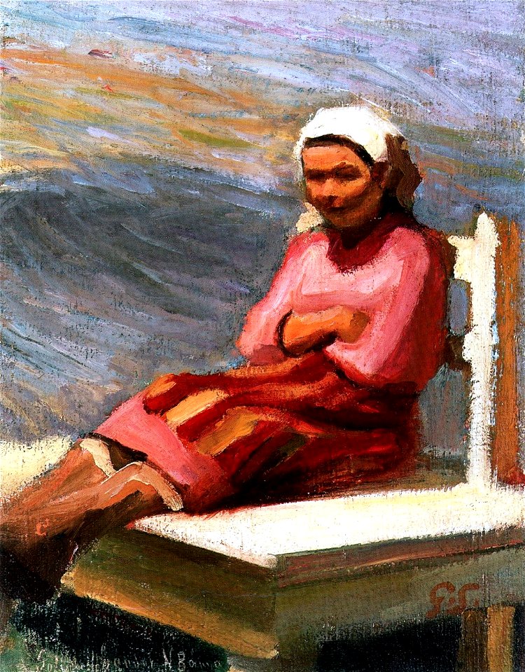 Galimberti Sitting Peasant Woman c. 1904