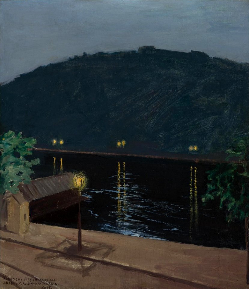 Akseli Gallen-Kallela - Öinen Donau joki (1908)