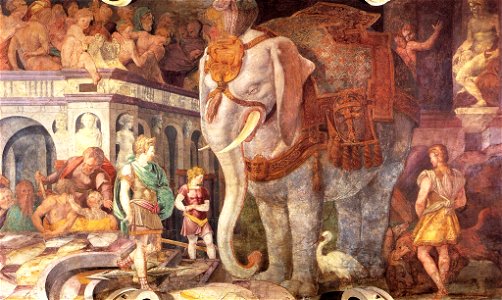 Galleria di Francesco I, Elefante reale