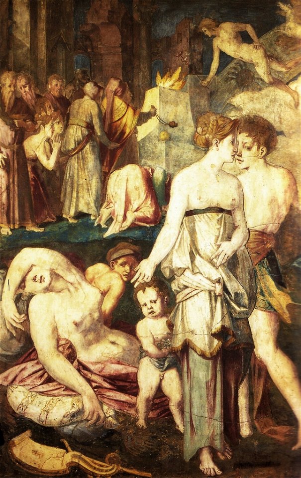 Galleria di Francesco I, perdita della gioventù perpetua 01