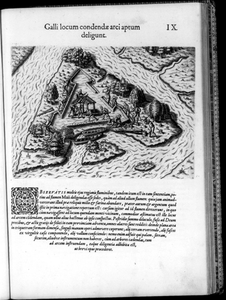 Galli locum condendae arci aptum deligunt LCCN2001696950