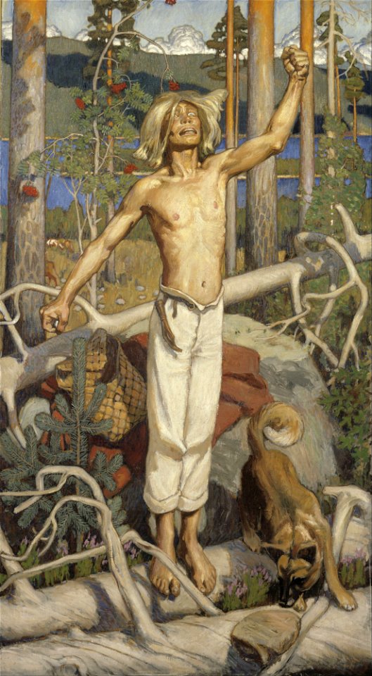 Akseli Gallen-Kallela - Kullervo Cursing - Google Art Project