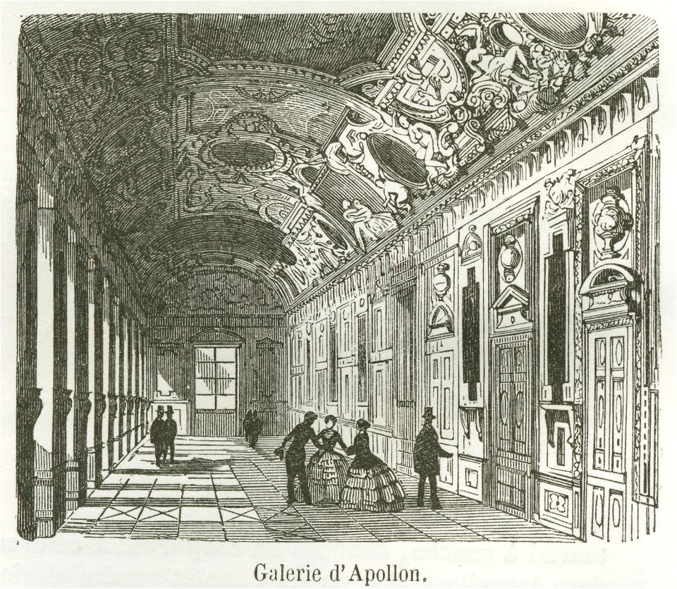 Galerie d'Apollon, 1855