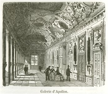 Galerie d'Apollon, 1855