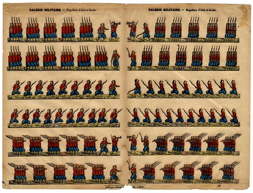 Galerie militaire - réguliers d'Abd-el-Kader FIE IPO 028