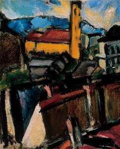 Galimberti, Sándor - View of Óbuda (1911)