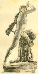Gallo che uccide la moglie. (Statua della scuola di Pergamo)