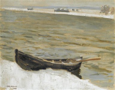 Akseli Gallen-Kallela - Vene rannassa (1903)