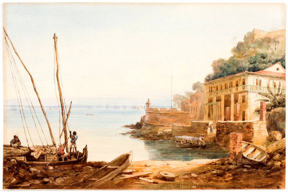 Gamboa landing Bahia, da Coleção Brasiliana Iconográfica