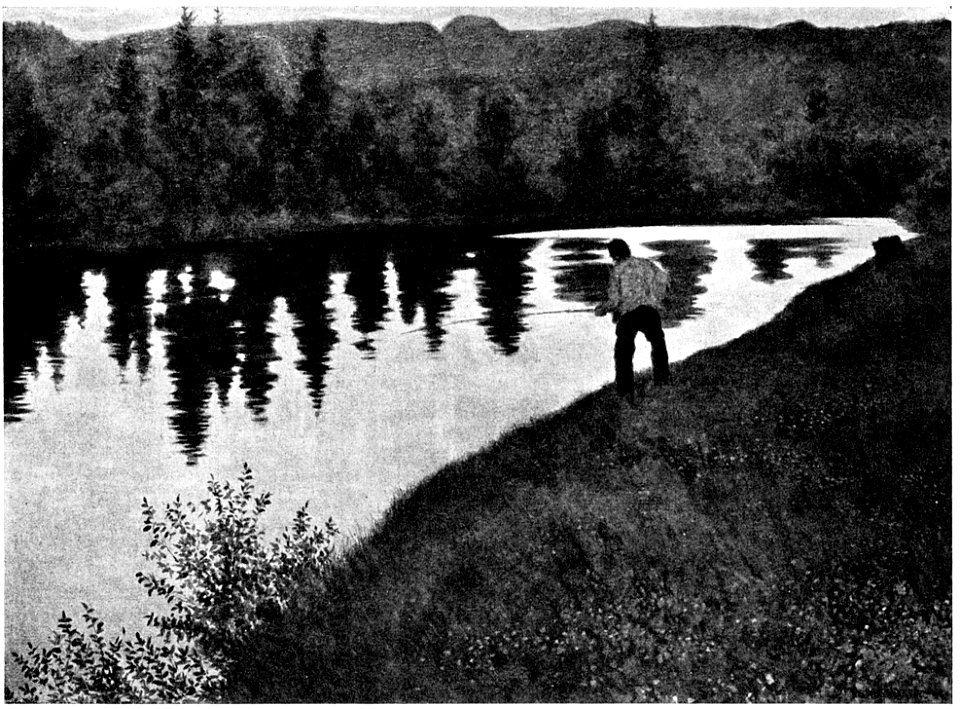 Gamle fingar fisker i Eggedoela - Oldfinger fishing in Eggedøla Eggedal