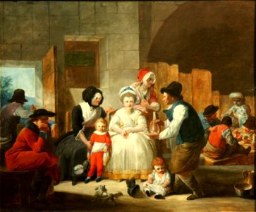 Gamelin-Scène d'intérieur