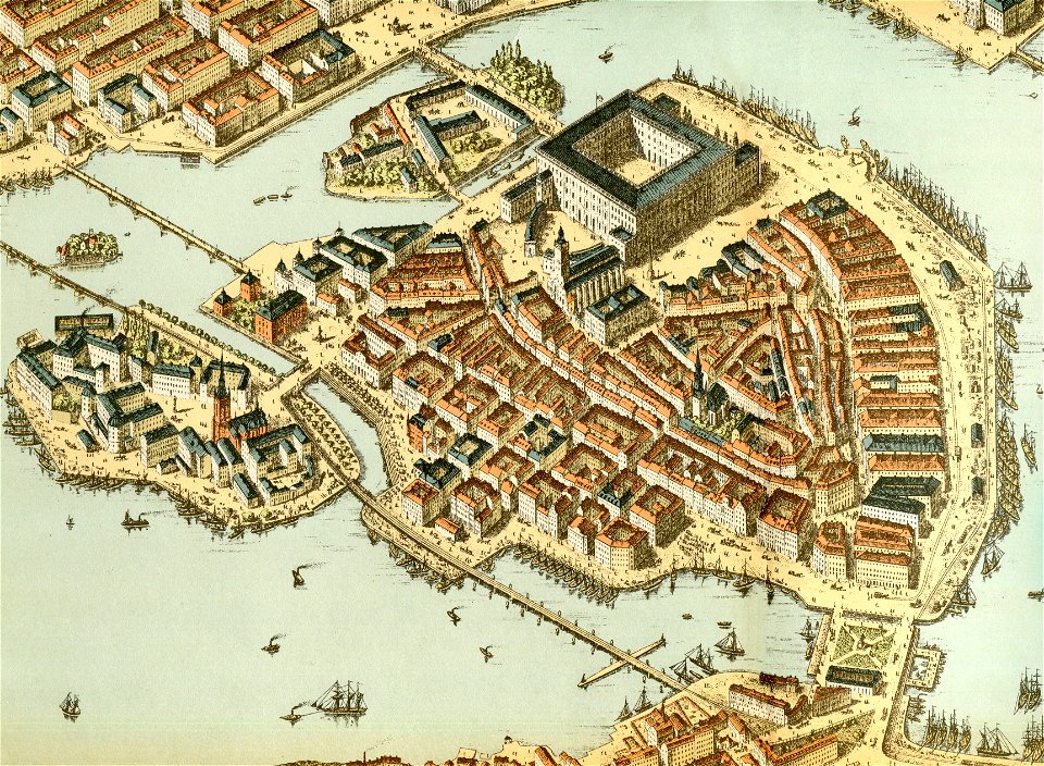 Gamla stan, Riddarholmen, Neuhaus, 1870-tal