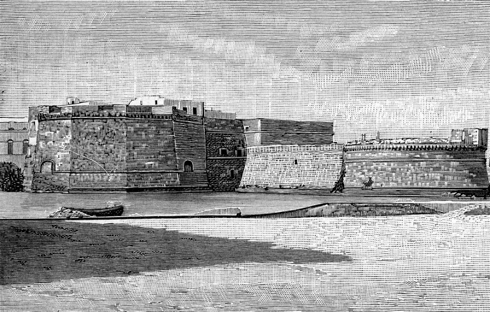 Gallipoli – Castello di Rivellino (xilografia)