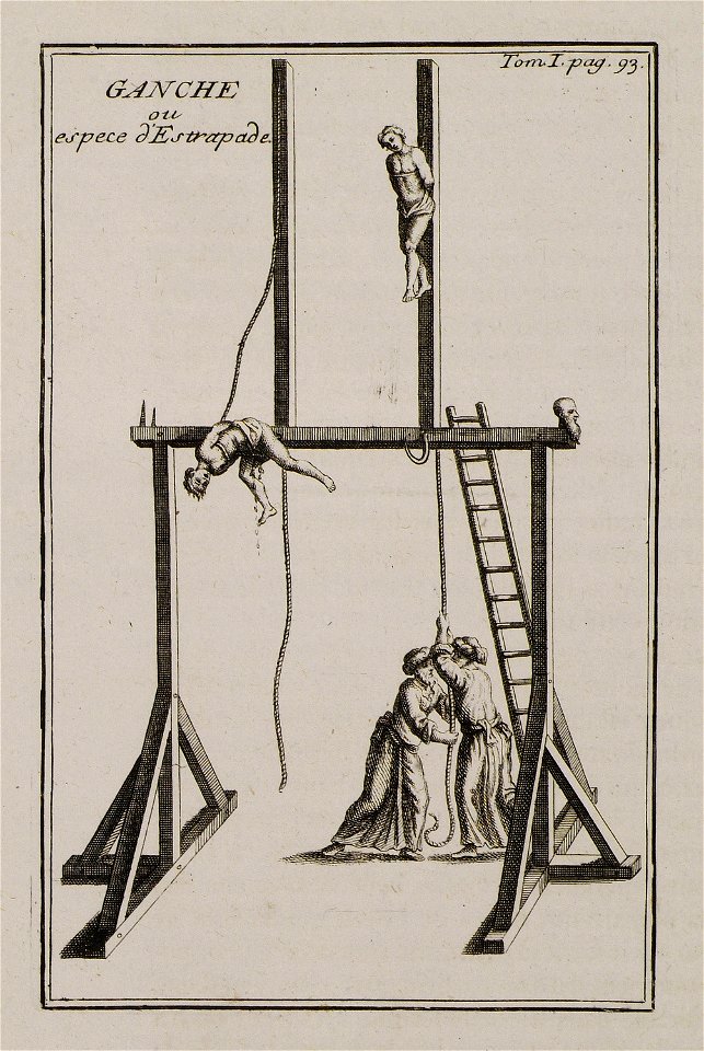 Ganche ou espece d'Estrapade - Tournefort Joseph Pitton De - 1717