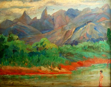 Garcia Bento, Teresópolis, óleo sobre madeira, c 1914-19, 27 x 35 cm, Photo Gedley Belchior Braga