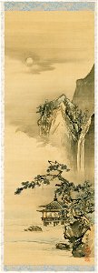 Ganku - Lake Pavilion near a Waterfall - 69.479 - Detroit Institute of Arts