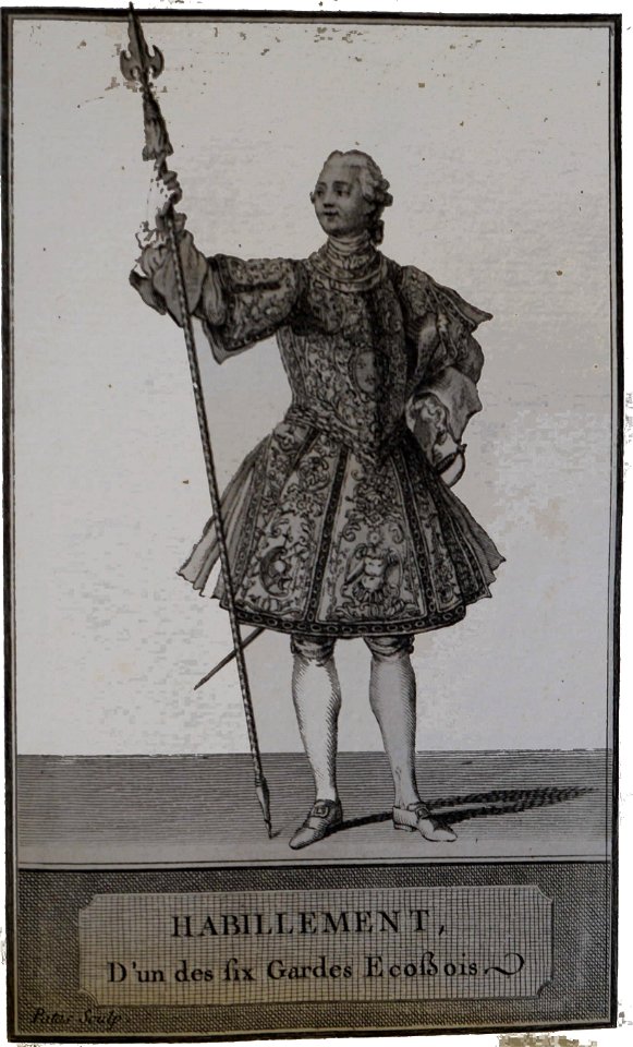 Garde ecossais Louis XVI Patas06120