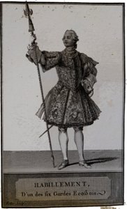 Garde ecossais Louis XVI Patas06120