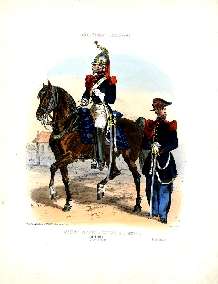 Garde républicaine à cheval (BM 1925,0409.22)