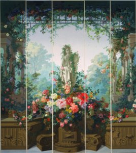 Garden of Armida Wallpaper (1854) by Édouard Muller
