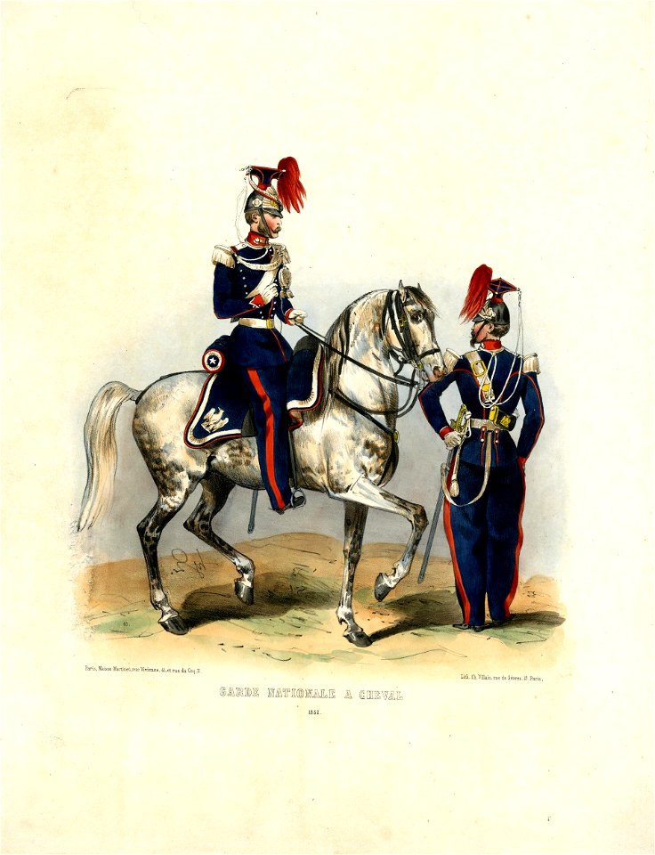 Garde nationale à cheval (BM 1925,0409.39)