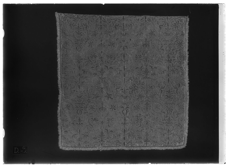 Gardin ur en serie av fyra (6018-6021) till Karl XIs kröningsvagn, 1675, Paris - Livrustkammaren - 60566-negative