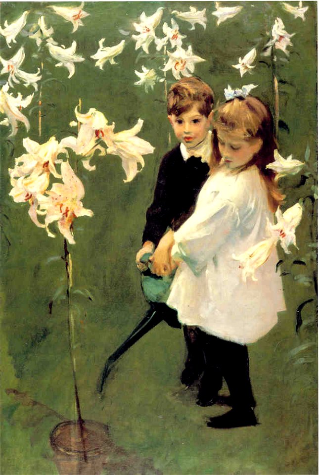 Garden Study of the Vickers Children