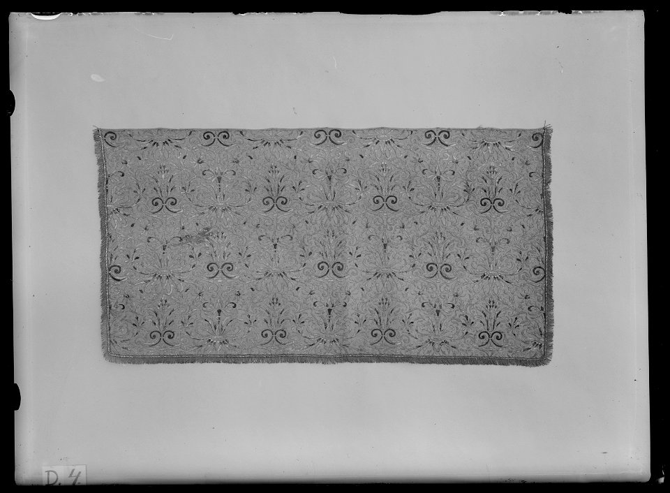 Gardin ur en serie av sex (6012-6017) till Karl X Gustavs blå kaross, 1650, Paris - Livrustkammaren - 17764